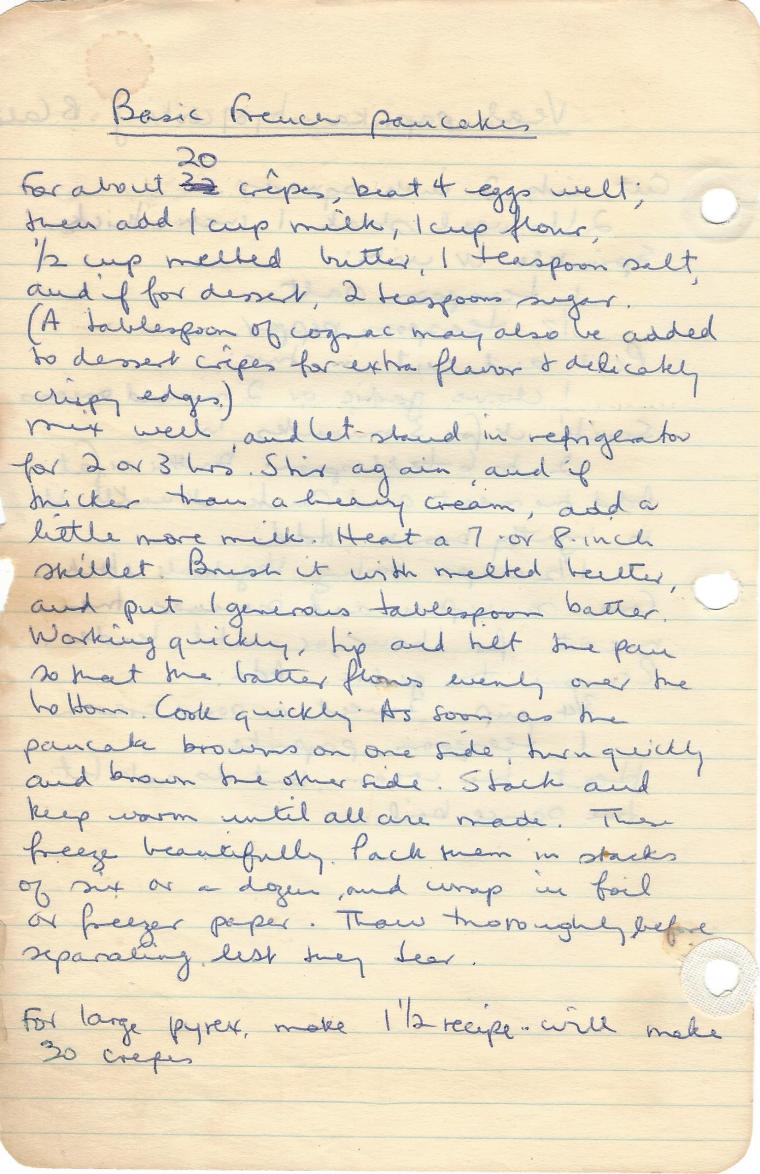 basic french pancakes