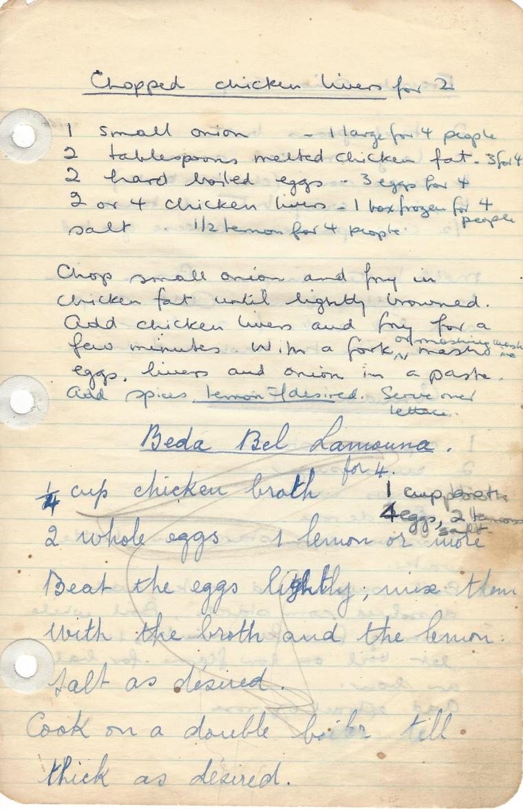 chopped chicken livers