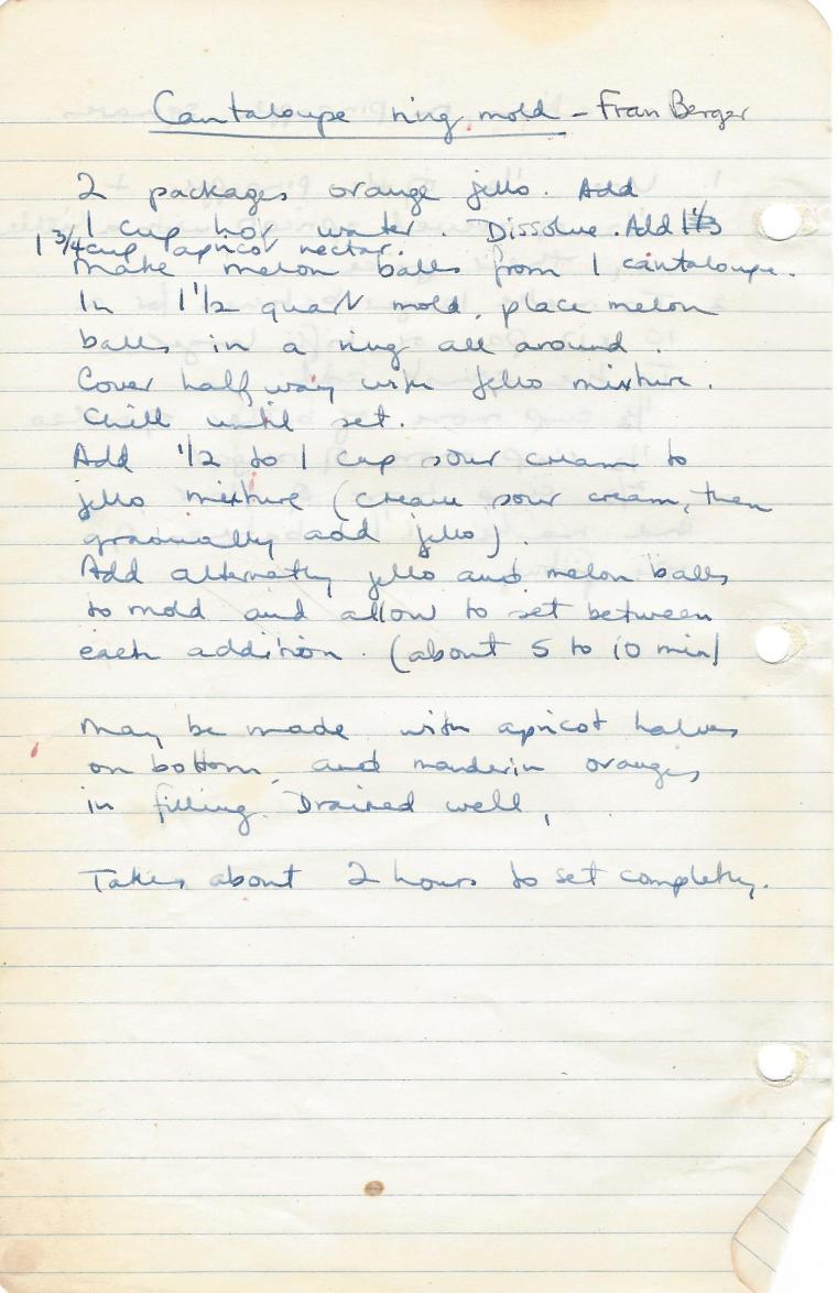 canteloupe ring mold