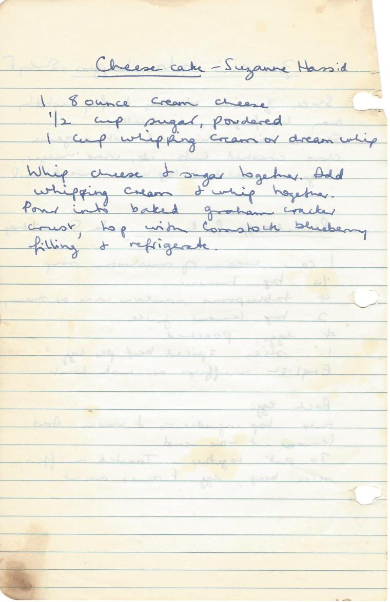 cheese cake suzanne hassid