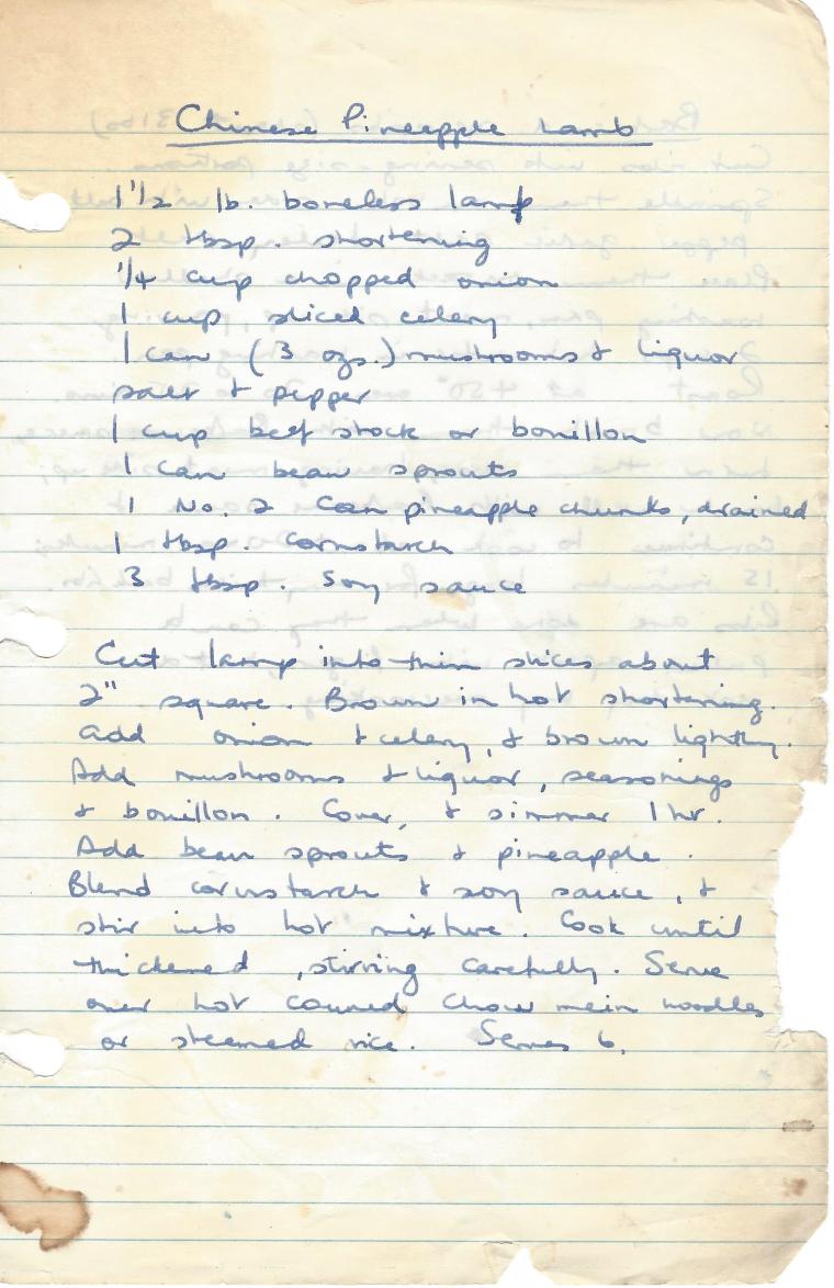 chinese pineapple lamb