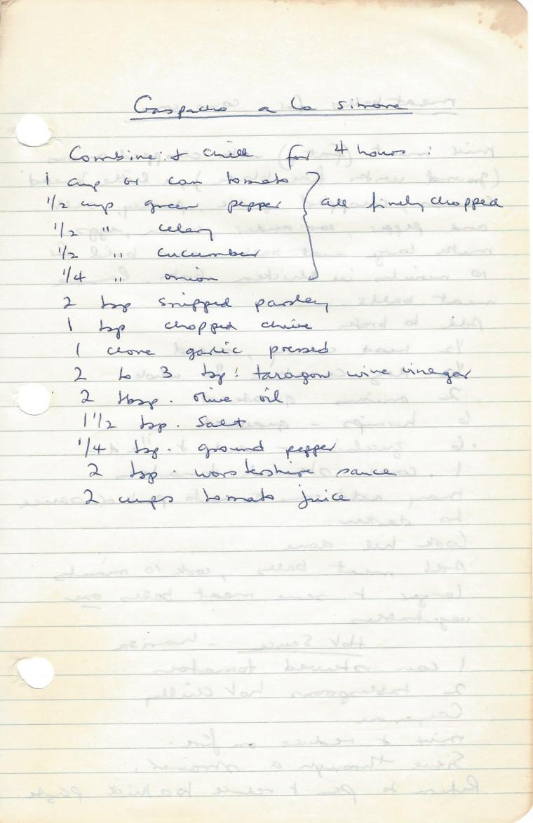 gaspacho a la simone