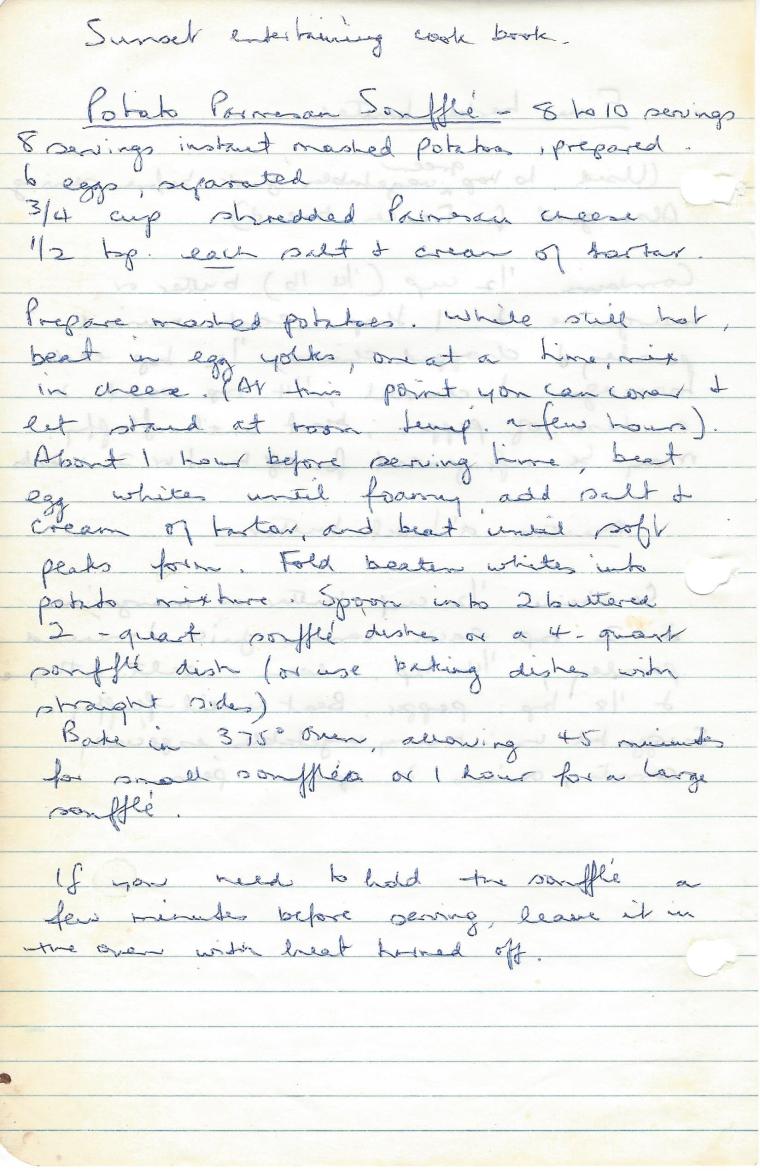 potato parmesan souffle