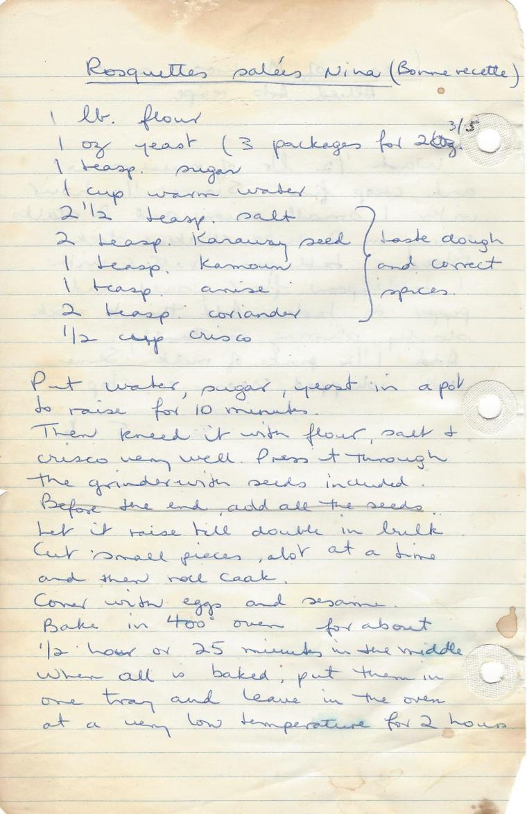 rosquettes sales nina