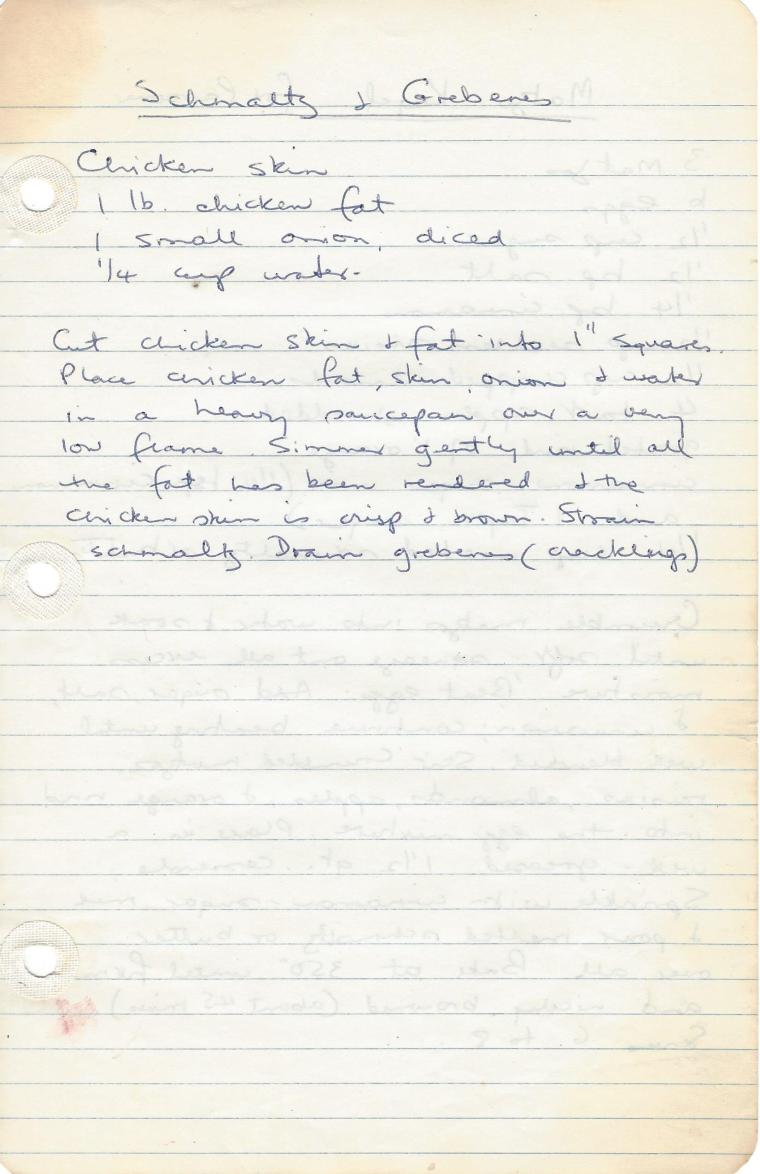 schmaltz and grabels