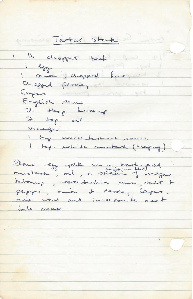 tartar steak