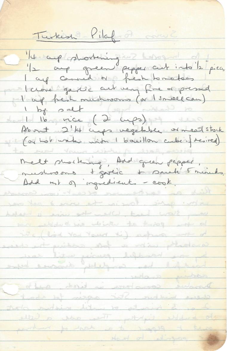 turkish pilaf