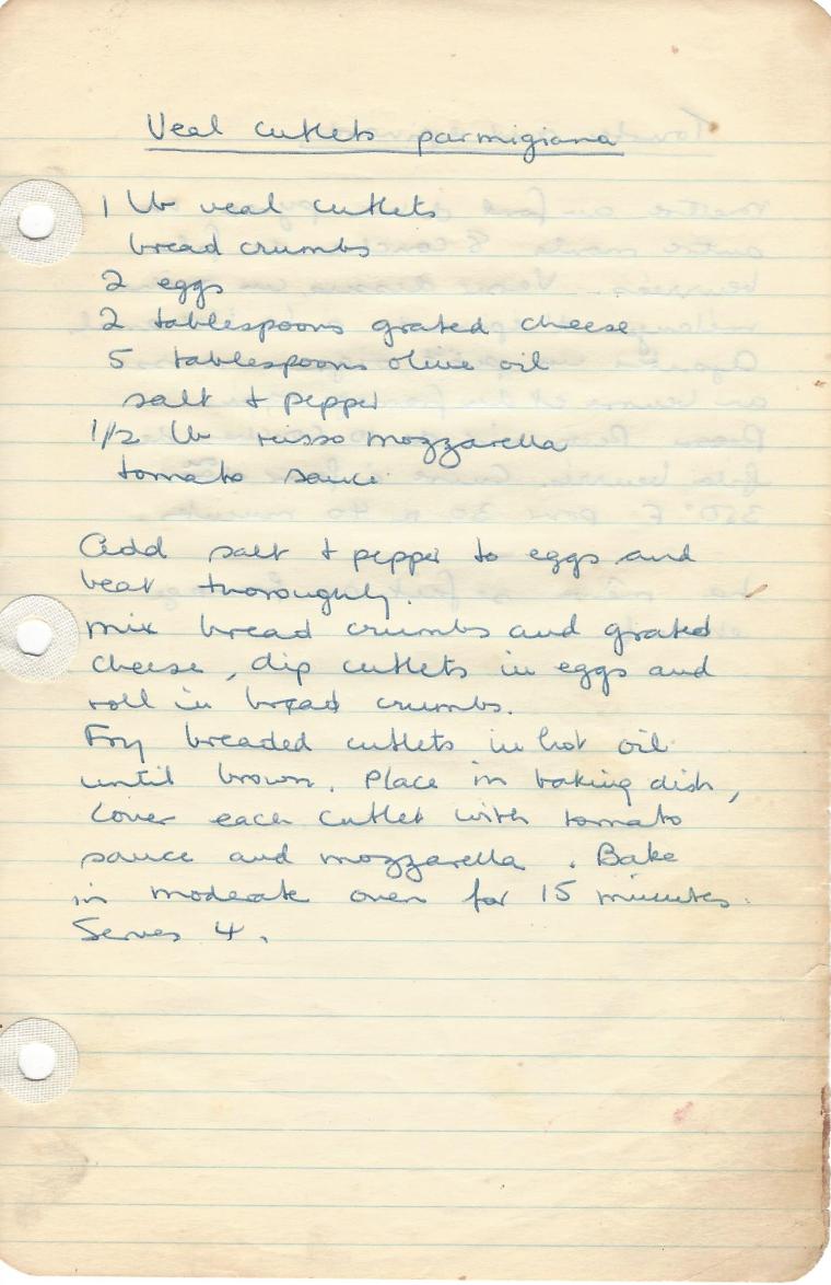 veal cutlets parmesan
