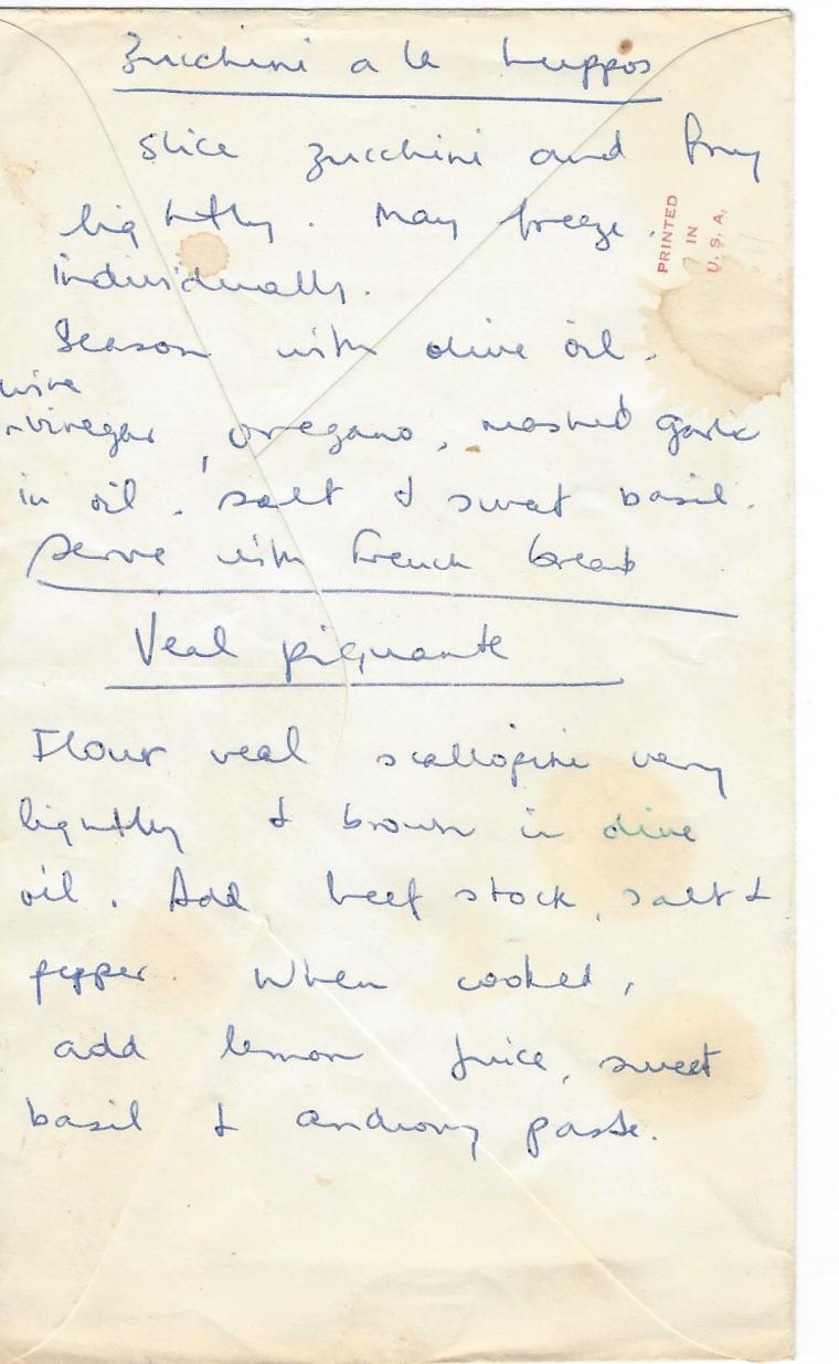 zuchinni a'la luppo env